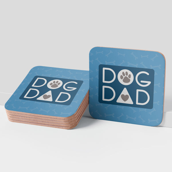 Cork Coasters -Dog Dad