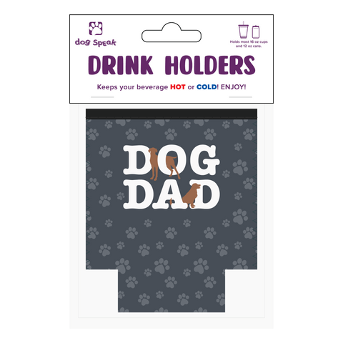 Small Drinkware Holder - Dog Dad