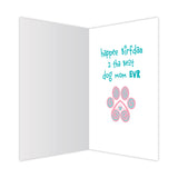 Birthday Card -2 tha Best Dog Mom