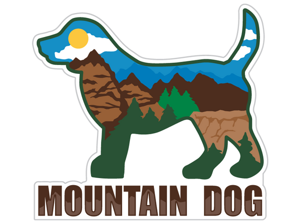 3" Sticker - Mountain Dog