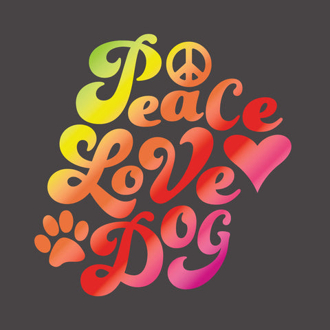 Ladies T-Shirt - Peace Love Dog