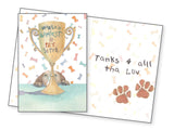 Pet Sitter Thank You Card - World's Greatest