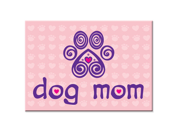 Rectangle Button Magnet - Dog Mom