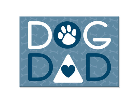 Rectangle Button Magnet - Dog Dad