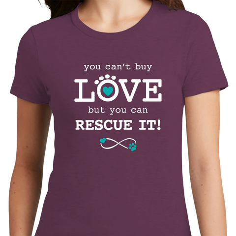 Ladies T - Shirt - You Can't Buy Love