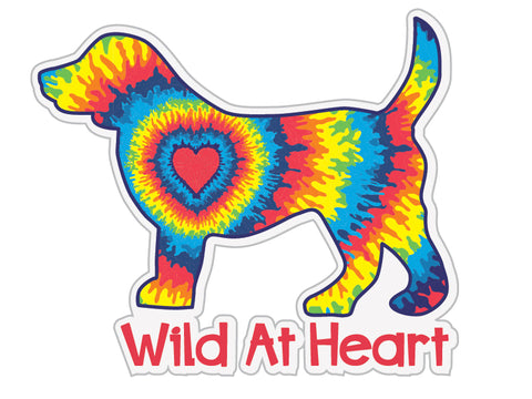 Wild at Heart Dog 3" Decal