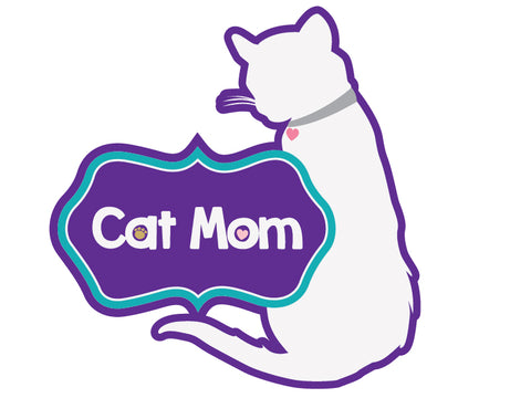 3" Sticker - Cat Mom
