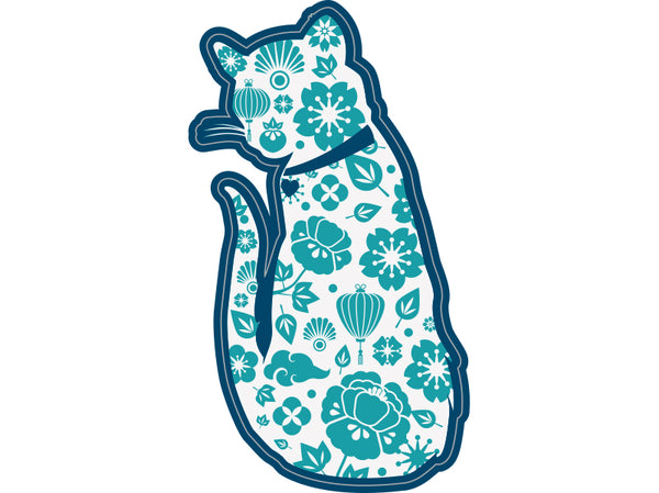 3"Sticker - Cat Figure