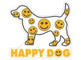 3" Sticker - Happy Dog