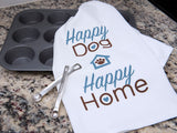 Kitchen Towel - Happy Dog Happy Home
